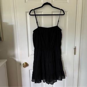 black express tiered mini dress